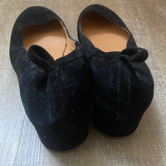 J. Crew Black Anya Suede Leather Block Heel Shoes Women’s 8.5 Career Shoes Pump - Picture 7 of 12